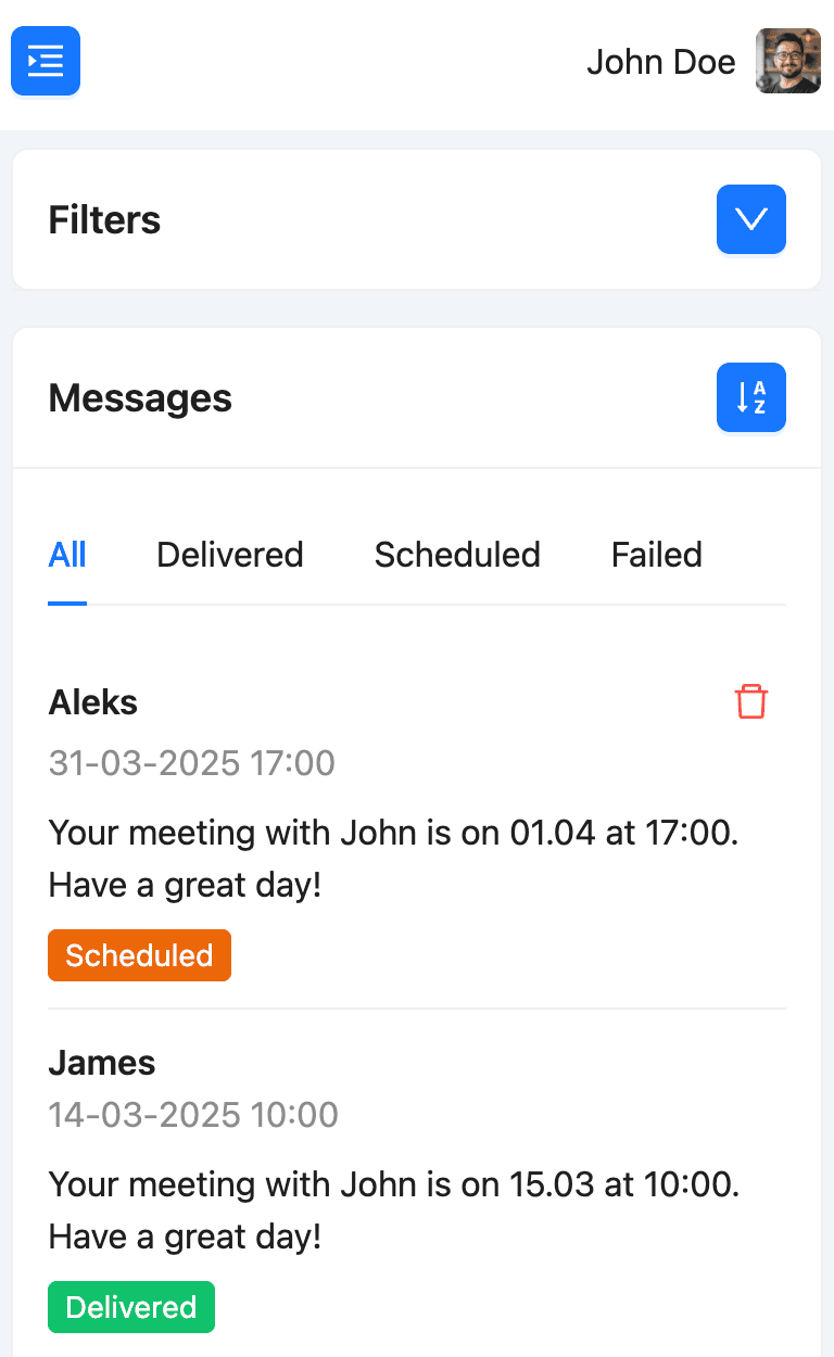 Message History